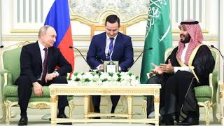 Vladimir Putin held talks with Crown Prince and Mohammed bin Salman Al Saudat the AlYamamah Palace [upl. by Pozzy]