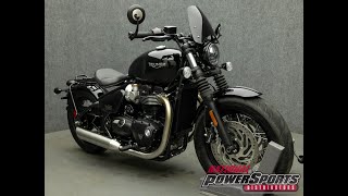 2023 TRIUMPH BONNEVILLE BOBBER  National Powersports Distributors [upl. by Allehcram991]