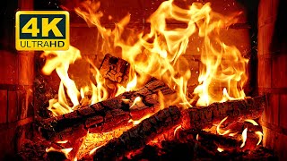 🔥 Cozy Fireplace 4K 12 HOURS Fireplace with Crackling Fire Sounds Crackling Fireplace 4K [upl. by Freudberg691]