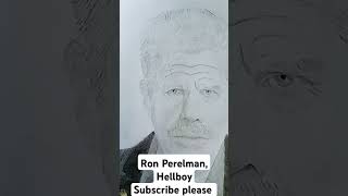 Ron Perelman drawing art pencil portrait рисование [upl. by Manbahs]