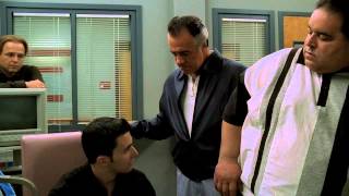 The Sopranos  Guys visit Vitos brother in hospital [upl. by Gothar280]