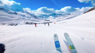 My first time skiing TIGNES Ski Resort [upl. by Ekard]