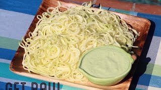 GET RAWFideos con Salsa de Aguacate para Reemplazar la Cena [upl. by Barnaby780]