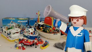 PLAYMOBIL Boote 19781986 mit Fischkutter Susanne 3551 von 1983 [upl. by Nodnas]