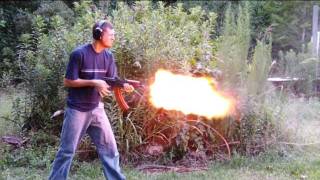 AKS74u Muzzle Flash 545x39mm [upl. by Olnton]