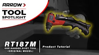 Product Tutorial  RT187M OneHanded Rivet Tool ORIGINAL MODEL [upl. by Ybreh]