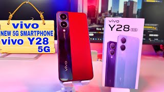 Vivo New 5G Smartphone 2024  Vivo Y28 5G Full Unboxing amp Review  Camera amp Video Test Full Details [upl. by Yetti384]