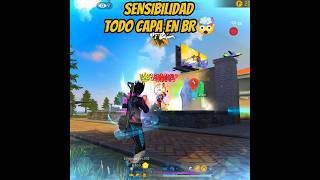 SENSIBILIDAD TODO CAPA EN BR 🗿 freefire [upl. by Zalucki661]