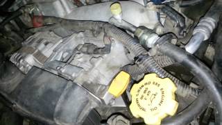 03 wrx ticking noise Timing belt [upl. by Nnewg465]