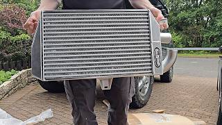 Huge Intercooler for the Land Cruiser 1HDFTE [upl. by Schwerin952]