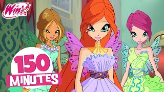 Winx Club  150 MIN  Full Episodes  Party Princess Magic 💖👑 [upl. by Nunnery694]