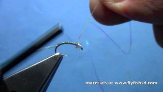 Fly Tying with Hans Translucent Midge Pupa [upl. by Naired502]