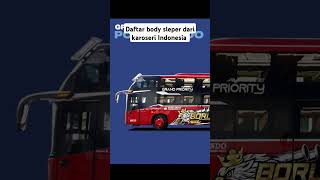 6 karoseri yang sudah merilis body slepeer busmania jetbusmania3 jetbus5 [upl. by Seyer]