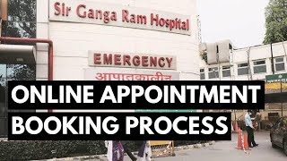 Sir Ganga Ram Hospital Delhi Online Appointment Booking Process in Hindi2024 [upl. by Poppy335]