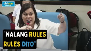 VP Sara Duterte at Rep France Castro nagkainitan sa budget hearing [upl. by Priebe]