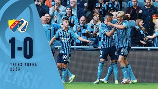 MATCHSVEP  Djurgården  Halmstads BK 10 Allsvenskan 2023 [upl. by Lacee249]