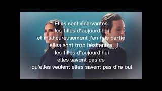 Les filles daujourdhui  JOYCE JONATHAN amp VIANNEYlyrics [upl. by Voltz]