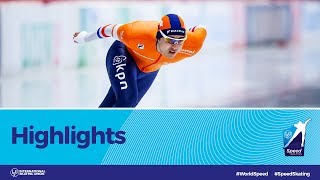 Highlights Men Single Distances Speed Skating Championships Day 3  Inzell 2019  WorldSpeed [upl. by Irrac316]