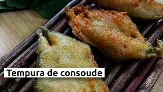 Tempura de consoude [upl. by Enellek]