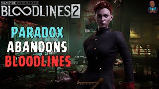 VtM  Bloodlines 2 Paradox Confirms They Will Abandon The Series After The Sequel Is Finished [upl. by Haronid]