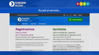 Iscrizioni online 201920  01 Come registrarsi [upl. by Konopka]