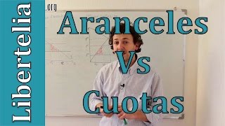 Aranceles vs Cuotas de Importación  Comercio Internacional  Microeconomía  Liberteliaorg [upl. by Nwahsram]