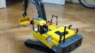 Lego Volvo EC290C Tracked Excavator [upl. by Onateyac]