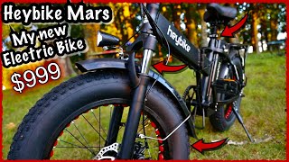 Heybike Mars 48v Folding Fat Tire Electric Bike Detailed Overview and First Ride Impressions [upl. by Oravla]