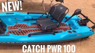 PELICAN CATCH PWR 100  trolling motor or gas outboard kayak [upl. by Nerad]