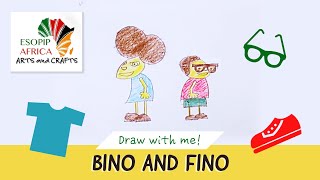 How to Draw Bino and Fino [upl. by Rodger]