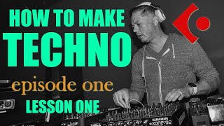 How to Start Building A Techno Track Using Cubase 2024 Episode One Dance Music Production [upl. by Shaper438]