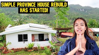 House Rebuild 2 Weve Started The Simple Province House Rebuild  Philippines [upl. by Agle]