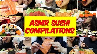 ASMR SUSHI Compilation THANK YOU 500K  SASASMR NO TALKING [upl. by Yerffoj568]