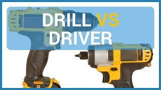 Drill vs Impact Driver  The Differences and Demonstration [upl. by Skutchan]