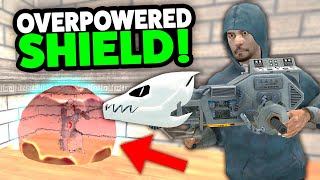 OVERPOWERED SHIELD Take A Hit From A Gaster Blaster  Gmod DarkRP LIFE 39 NEW HIDDEN BASE [upl. by Eseela]