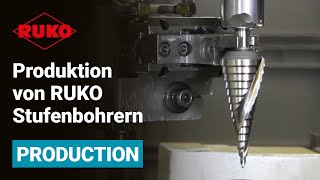 Produktion von RUKO Stufenbohrern [upl. by Haelahk998]