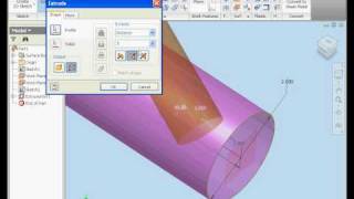 Autodesk Inventor 2010 Tutorials surface design [upl. by Inalawi277]