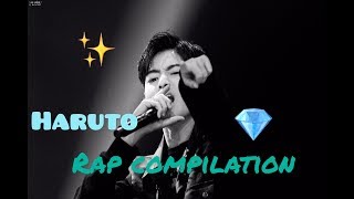 HARUTO RAP COMPILATION YG TREASURE BOX [upl. by Dnob]