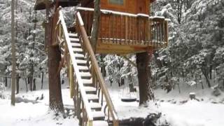 TreeHouse in Winter [upl. by Ahsilav]