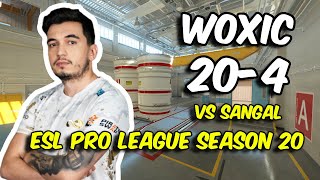 CS2 POV  Eternal Fire Woxic 204 vs Sangal Nuke  ESL Pro League Season 20 [upl. by Jerol428]