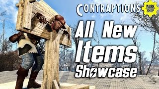 Fallout 4 Contraptions DLC  All New Items Showcase [upl. by Regen]