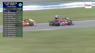 Final Junior Menor  25a Copa Brasil de Kart [upl. by Nabalas422]