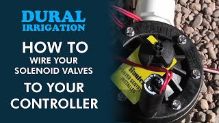 How to wire solenoid valves to your controller [upl. by Tenaj]