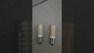 The color temperature of a 2700K vs 6500K LED bulb [upl. by Annawd]