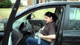 Pumping While Driving Part 3 Breastfeeding tutorial [upl. by Sukcirdor]