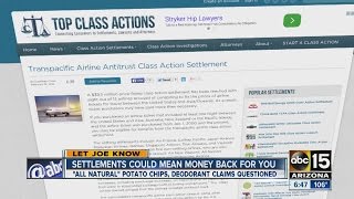 Class action settlements could mean money back for you [upl. by Ahsek]