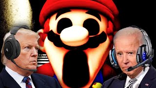 US Presidents Play Super Mario Horror Game [upl. by Amaty]