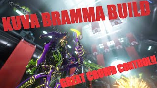 Warframe Kuva Bramma Complete Build Guide Great crowd control builds [upl. by Nagorb]