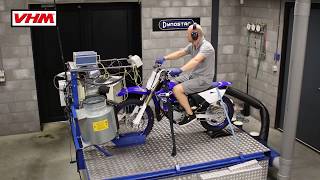 Yamaha YZ85 2019 Dyno test with VHM head and insert with Dyno graph [upl. by Nicodemus928]