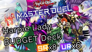 Harpie Lady BUDGET Deck Profile Yugioh Master Duel Are they all sisters F2P [upl. by Stan]